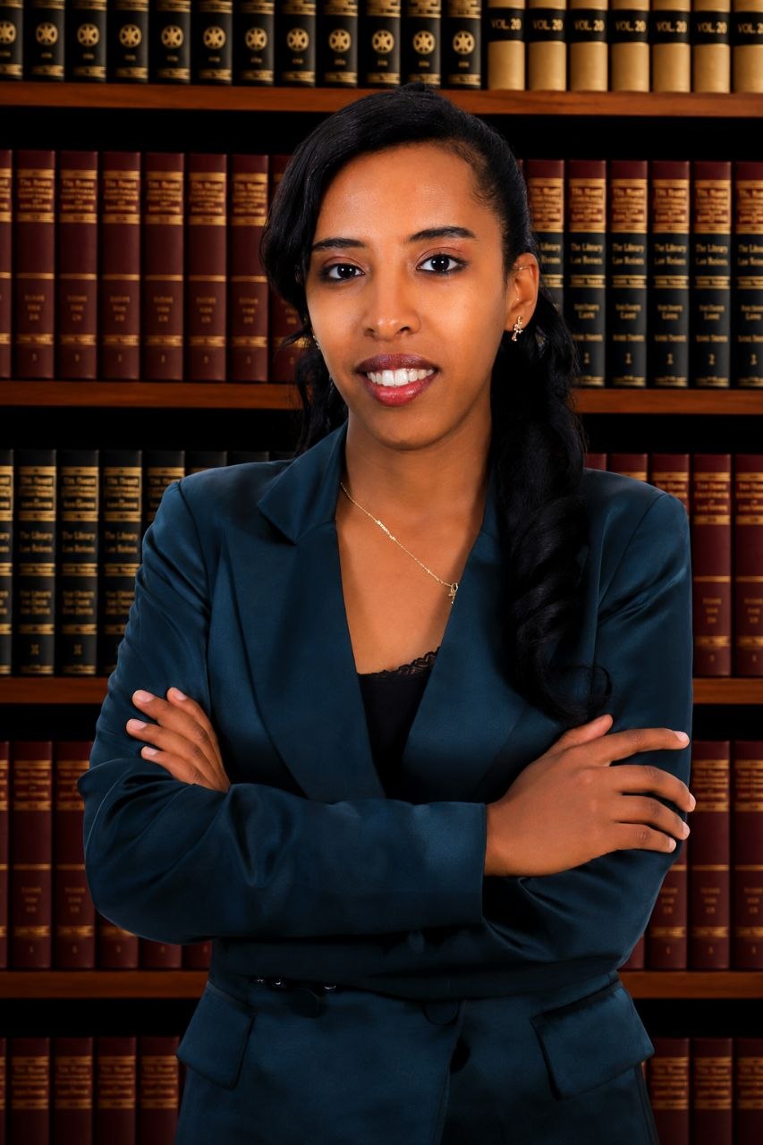 Portrait of Mr. Hebron Samuel Tsige, Junior Legal Associate of Legacy Law Firm LLP